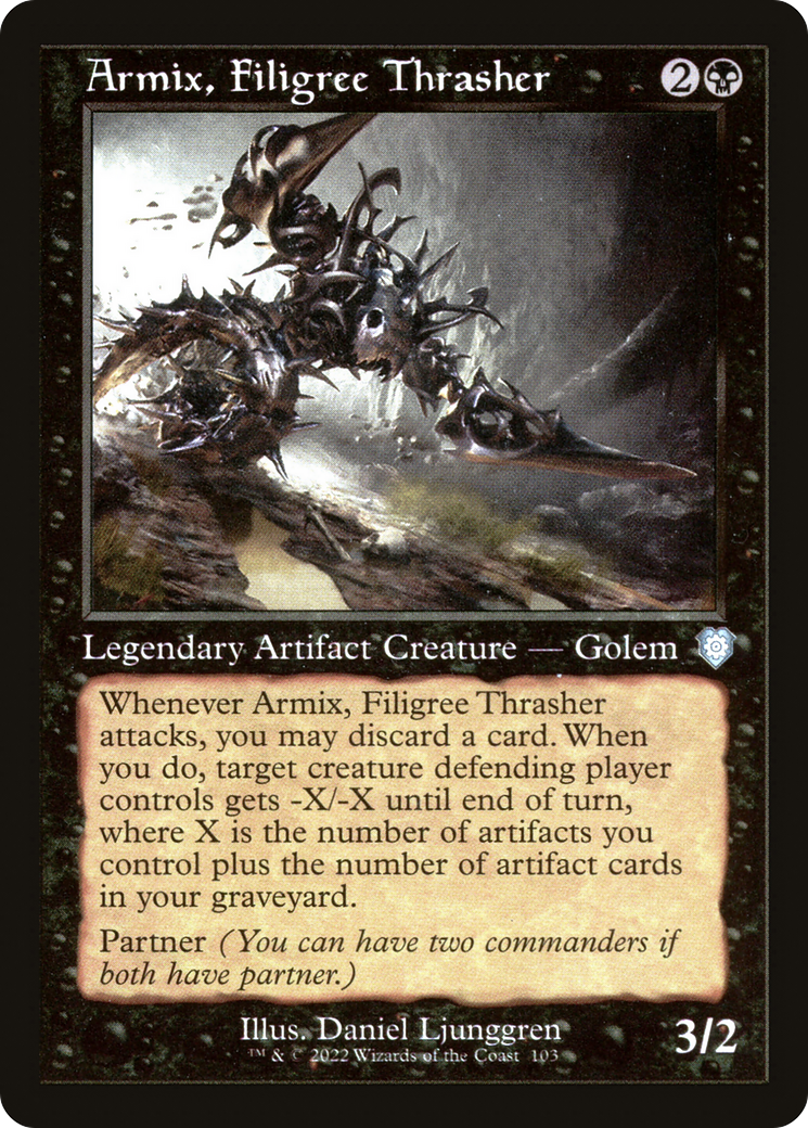 Magic: The Gathering - Armix, Filigree Thrasher - The Brothers' War Commander