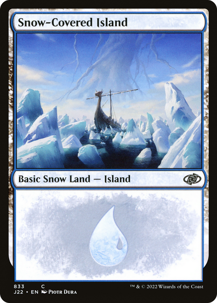 Magic: The Gathering - Snow-Covered Island - Jumpstart 2022