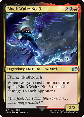 Magic: The Gathering - Black Waltz No. 3 Foil - Final Fantasy