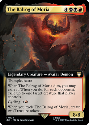 Magic: The Gathering - The Balrog of Moria - Tales of Middle-earth Commander