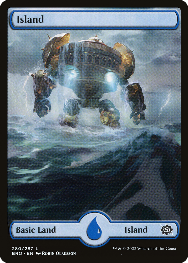 Magic: The Gathering - Island #280 Foil - The Brothers' War