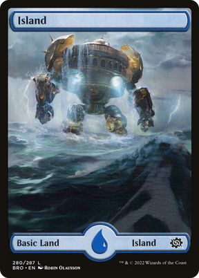 Magic: The Gathering - Island #280 Foil - The Brothers' War