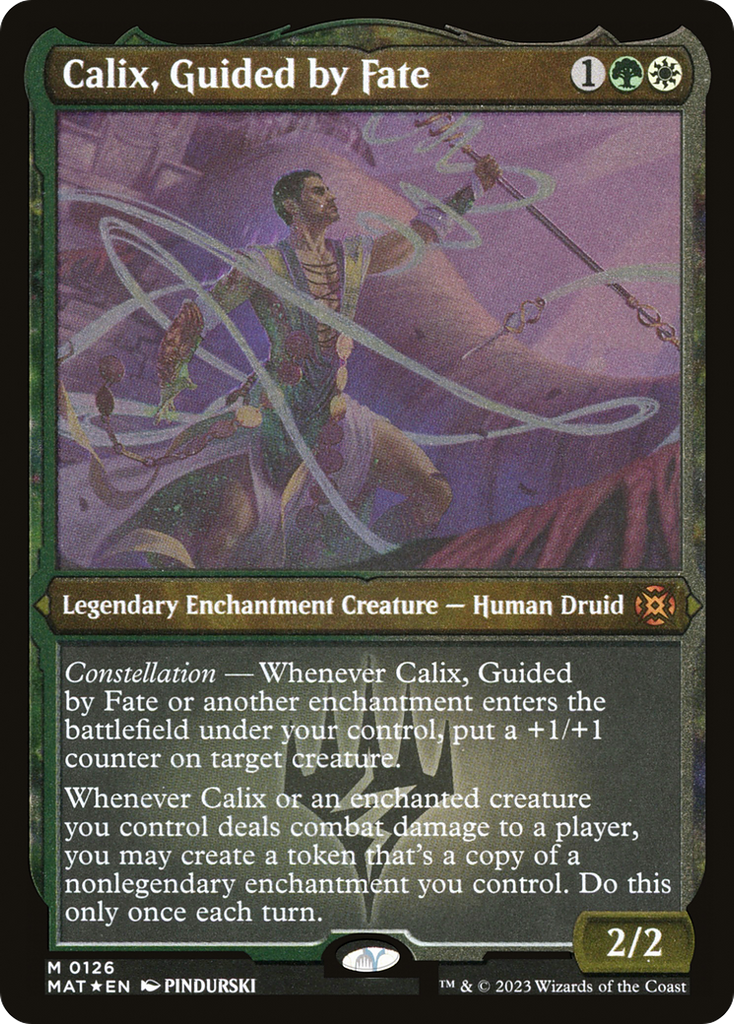 Magic: The Gathering - Calix, Guided by Fate Foil - March of the Machine: The Aftermath