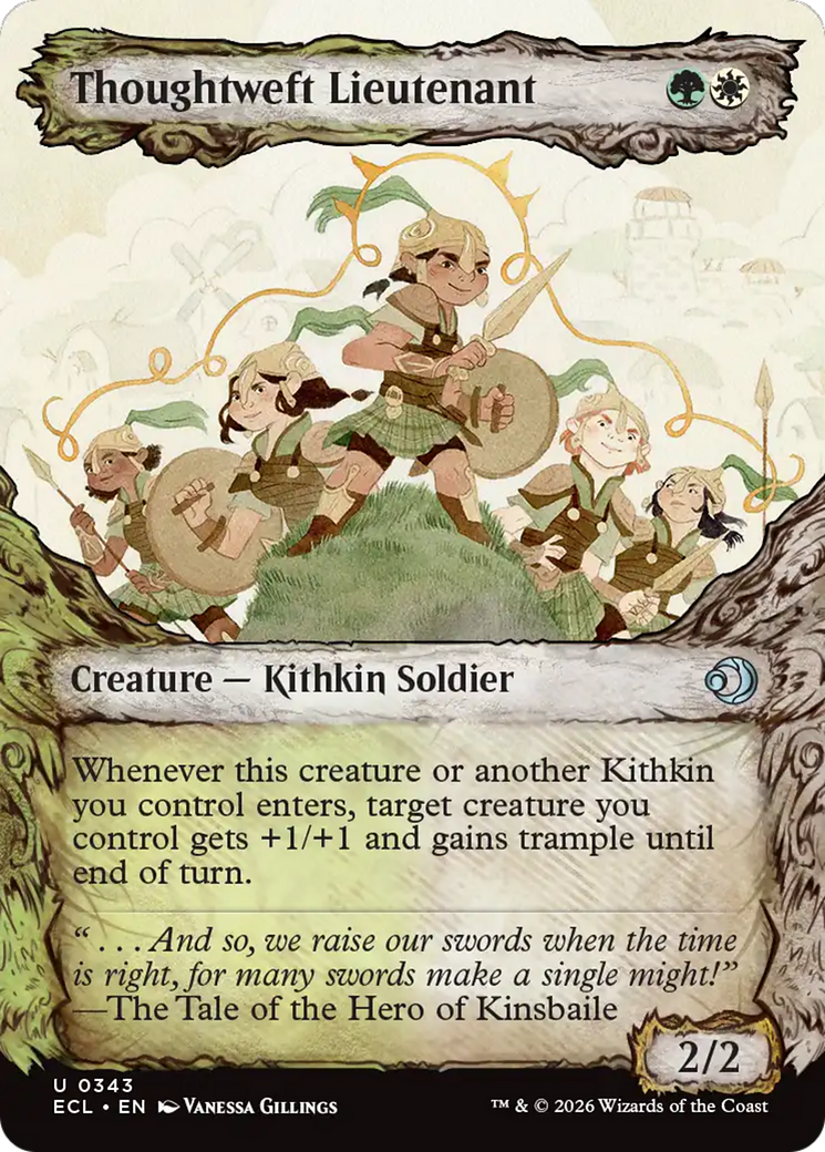 Magic: The Gathering - Thoughtweft Lieutenant Foil - Lorwyn Eclipsed