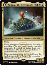 Magic: The Gathering - Aang, at the Crossroads // Aang, Destined Savior Foil - Avatar: The Last Airbender