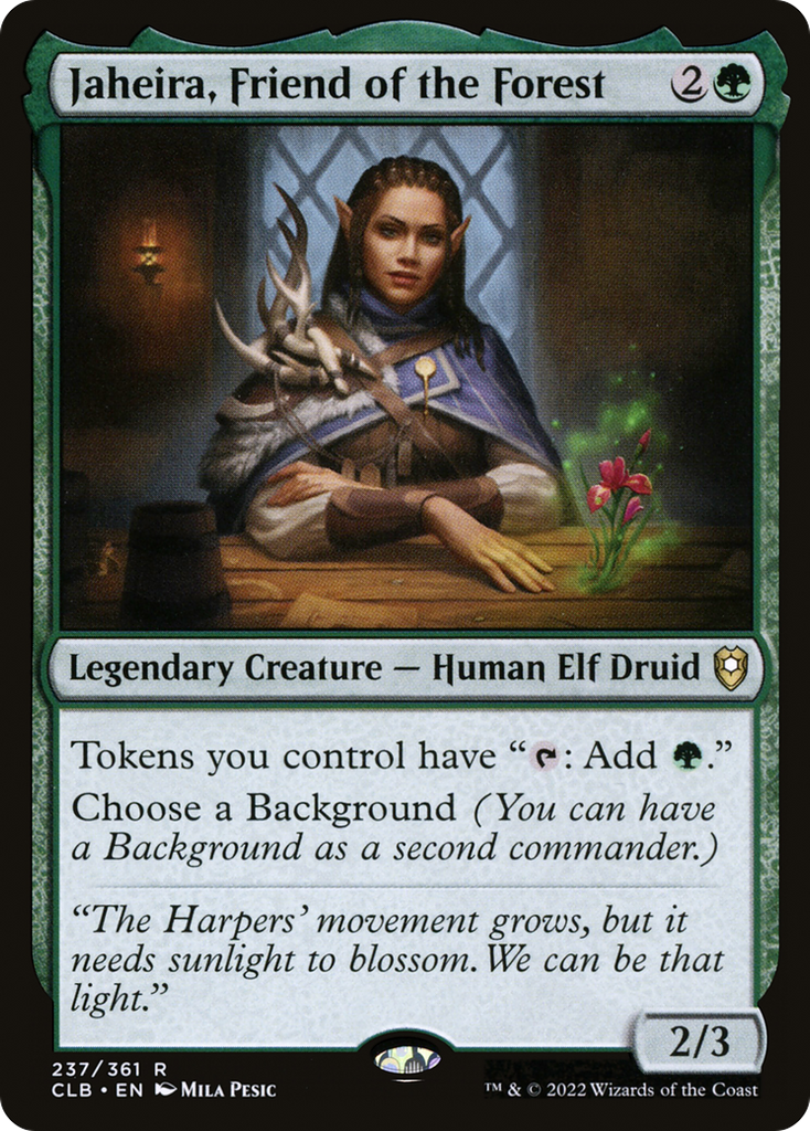 Magic: The Gathering - Jaheira, Friend of the Forest - Commander Legends: Battle for Baldur's Gate