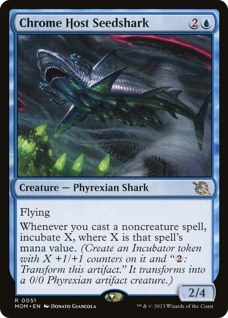 Magic: The Gathering - Chrome Host Seedshark - March of the Machine