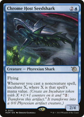 Magic: The Gathering - Chrome Host Seedshark Foil - March of the Machine