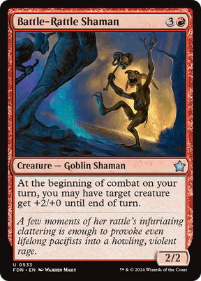Magic: The Gathering - Battle-Rattle Shaman - Foundations