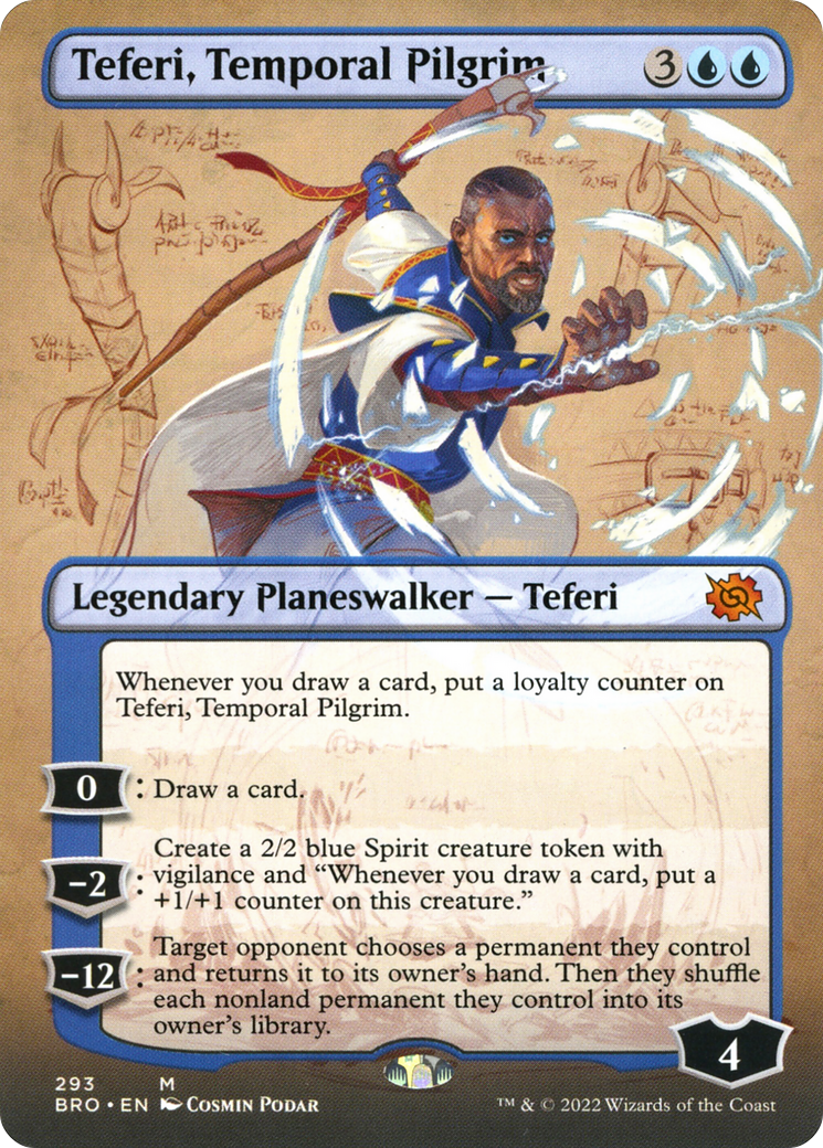 Magic: The Gathering - Teferi, Temporal Pilgrim Foil - The Brothers' War