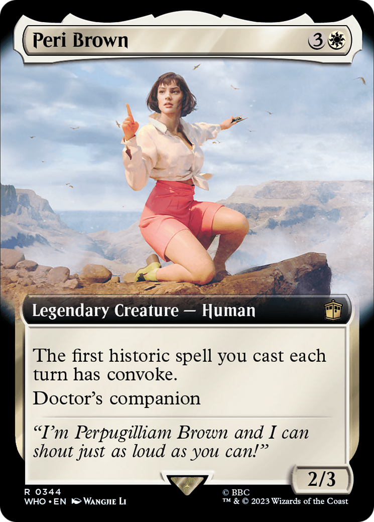 Magic: The Gathering - Peri Brown - Doctor Who