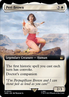 Magic: The Gathering - Peri Brown Foil - Doctor Who