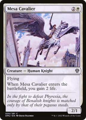 Magic: The Gathering - Mesa Cavalier Foil - Dominaria United