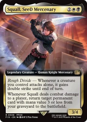 Magic: The Gathering - Squall, SeeD Mercenary Foil - Final Fantasy
