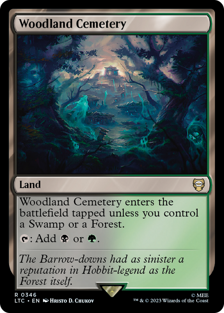 Magic: The Gathering - Woodland Cemetery - Tales of Middle-earth Commander
