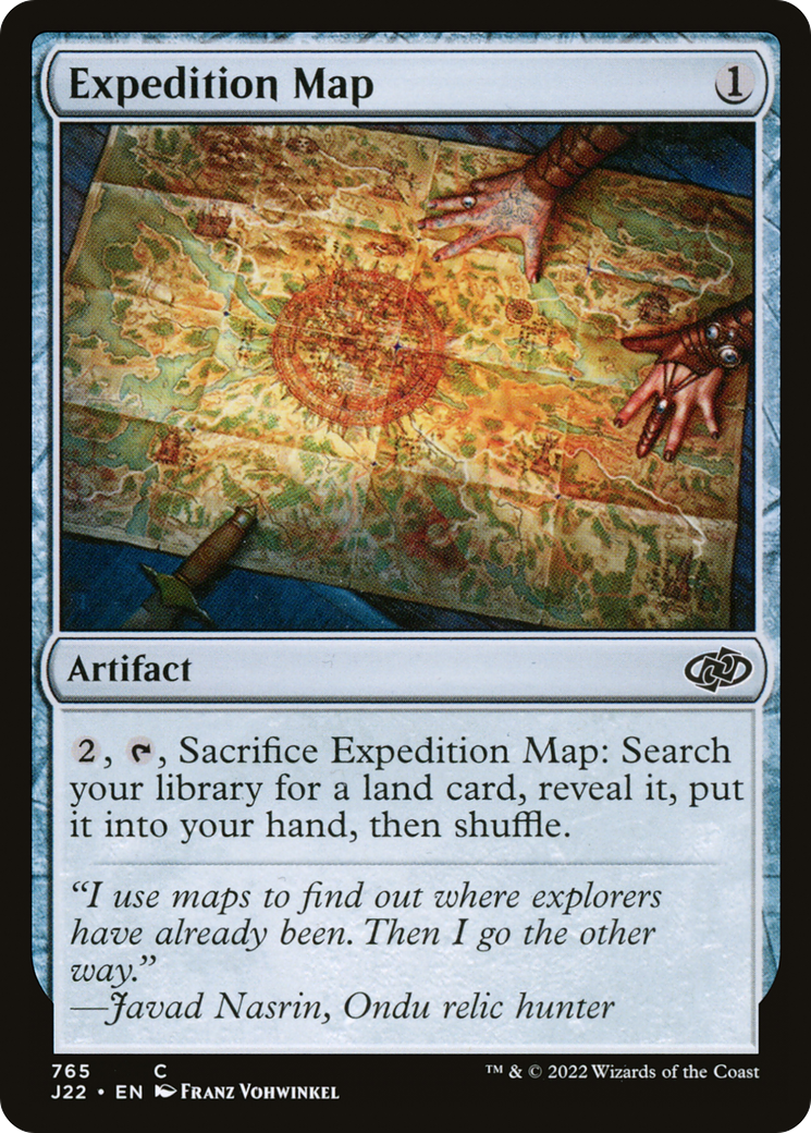 Magic: The Gathering - Expedition Map - Jumpstart 2022