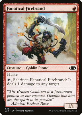Magic: The Gathering - Fanatical Firebrand - Jumpstart 2022