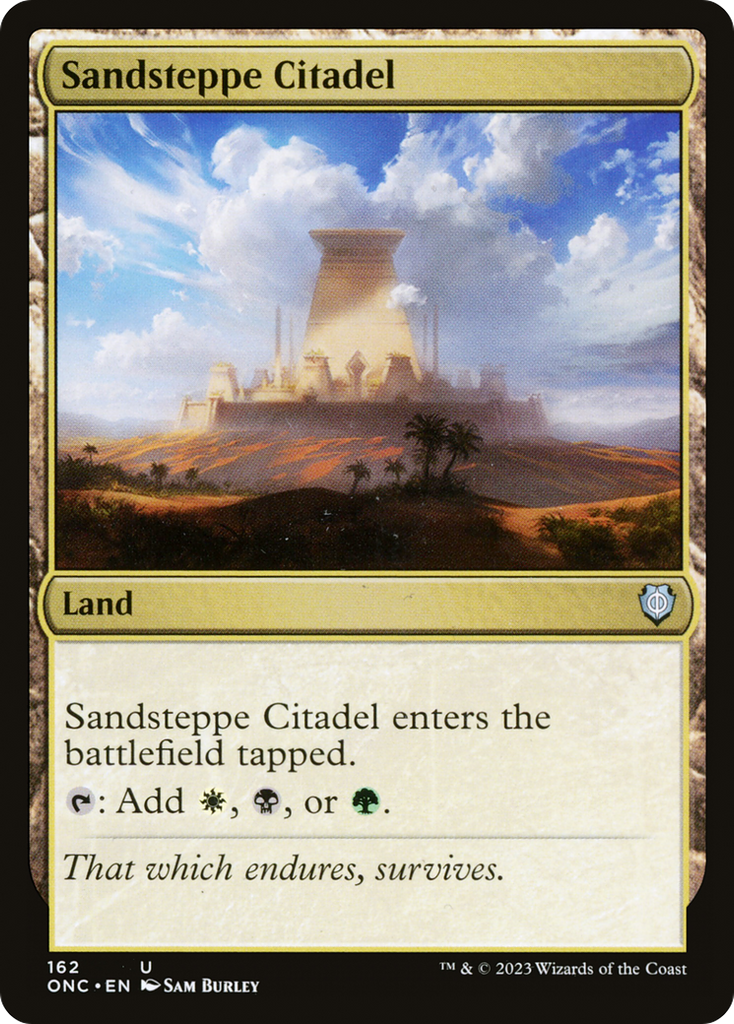 Magic: The Gathering - Sandsteppe Citadel - Phyrexia: All Will Be One Commander