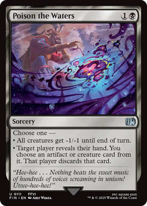 Magic: The Gathering - Poison the Waters Foil - Final Fantasy