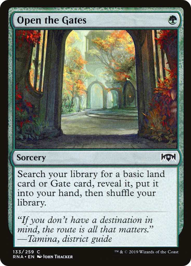 Magic: The Gathering - Open the Gates Foil - Ravnica Allegiance