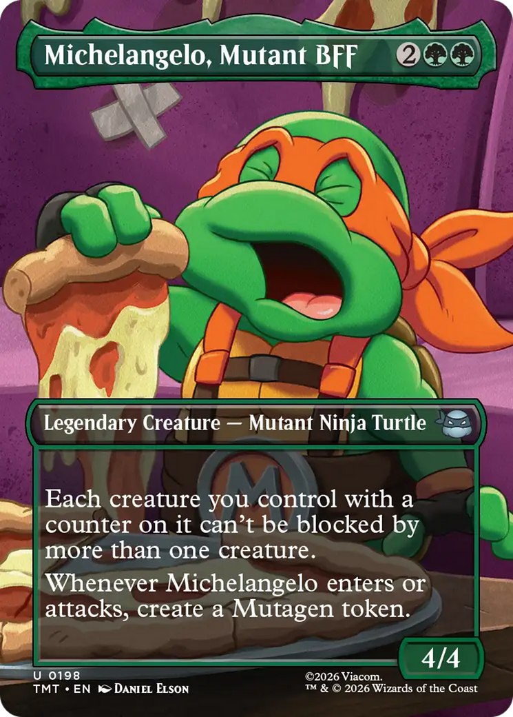 Magic: The Gathering - Michelangelo, Mutant BFF Foil - Teenage Mutant Ninja Turtles