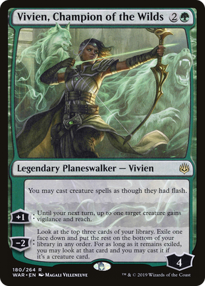 Magic: The Gathering - Vivien, Champion of the Wilds Foil - War of the Spark