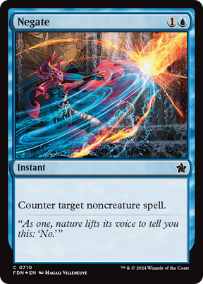 Magic: The Gathering - Negate Foil - Foundations