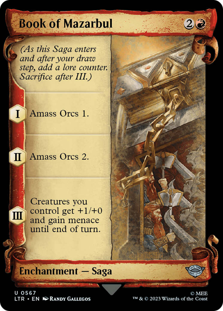 Magic: The Gathering - Book of Mazarbul - The Lord of the Rings: Tales of Middle-earth