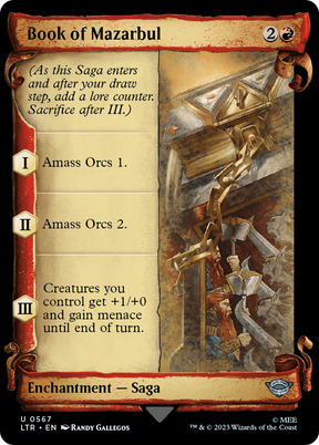 Magic: The Gathering - Book of Mazarbul - The Lord of the Rings: Tales of Middle-earth