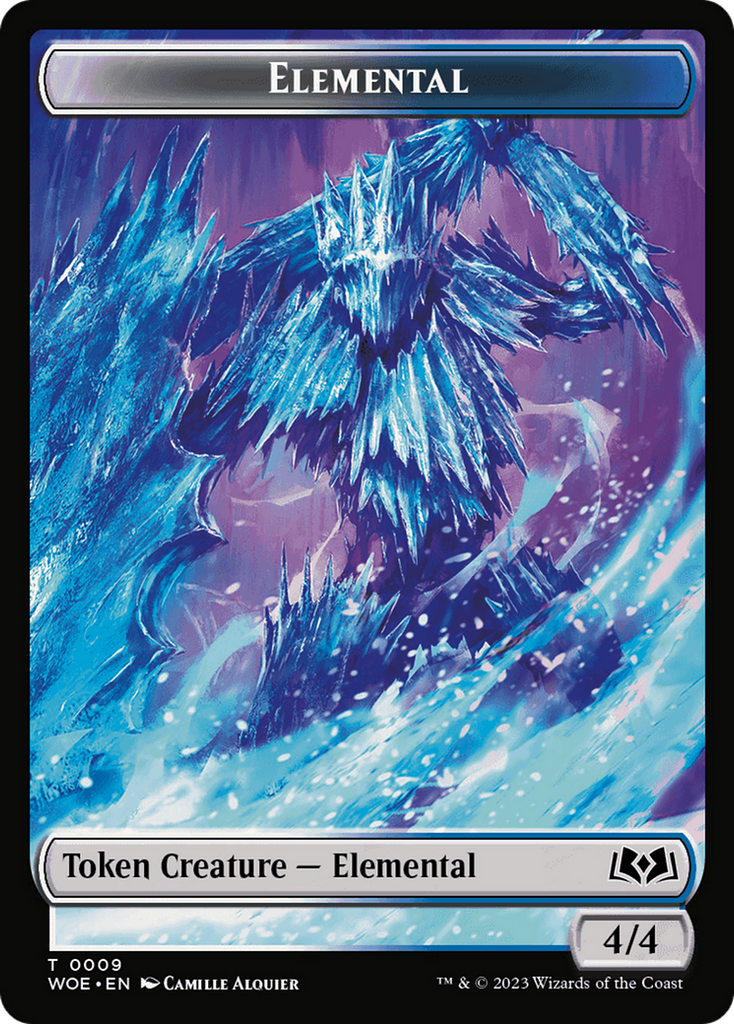 Magic: The Gathering - Elemental Token - Wilds of Eldraine Tokens