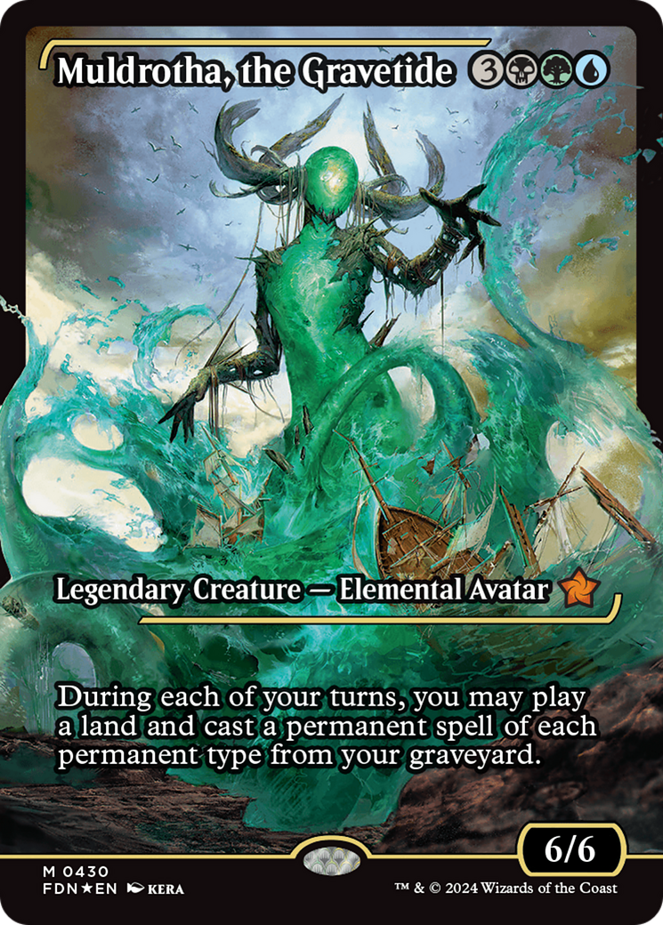 Magic: The Gathering - Muldrotha, the Gravetide Foil - Foundations
