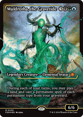 Magic: The Gathering - Muldrotha, the Gravetide Foil - Foundations