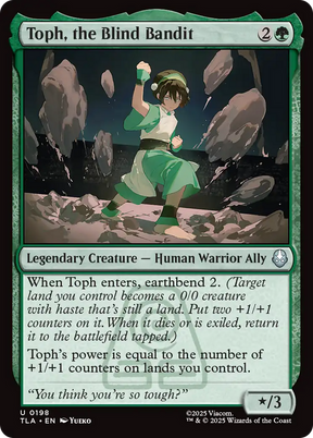 Magic: The Gathering - Toph, the Blind Bandit - Avatar: The Last Airbender