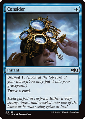 Magic: The Gathering - Consider - Tarkir: Dragonstorm Commander
