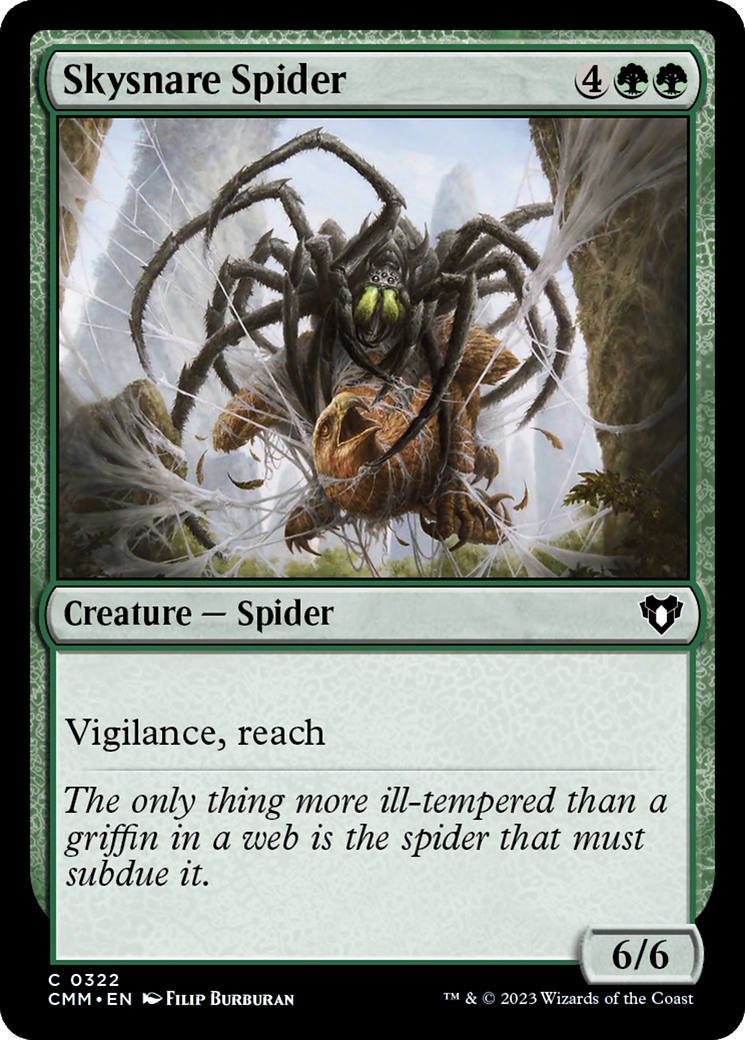 Magic: The Gathering - Skysnare Spider - Commander Masters