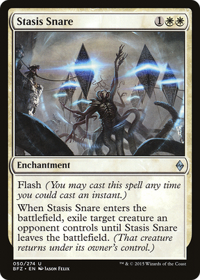 Magic: The Gathering - Stasis Snare Foil - Battle for Zendikar