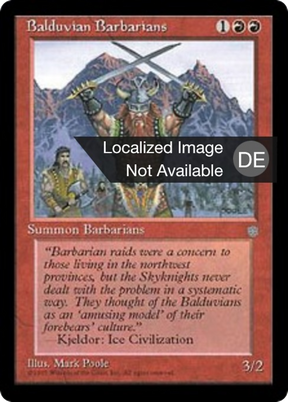 Magic: The Gathering - Balduvianische Barbaren - Ice Age