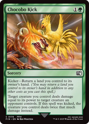 Magic: The Gathering - Chocobo Kick Foil - Final Fantasy