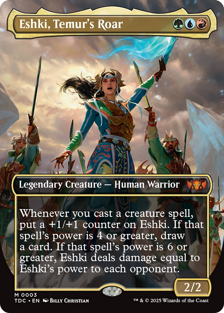 Magic: The Gathering - Eshki, Temur's Roar - Tarkir: Dragonstorm Commander