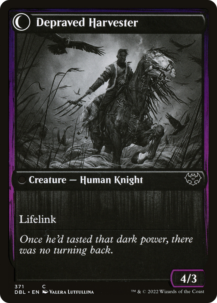 Magic: The Gathering - Desperate Farmer // Depraved Harvester - Innistrad: Double Feature