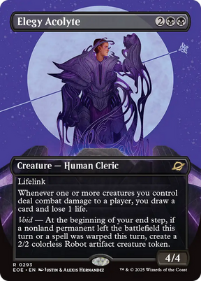 Magic: The Gathering - Elegy Acolyte Foil - Edge of Eternities