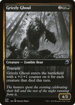 Magic: The Gathering - Grizzly Ghoul Foil - Innistrad: Double Feature