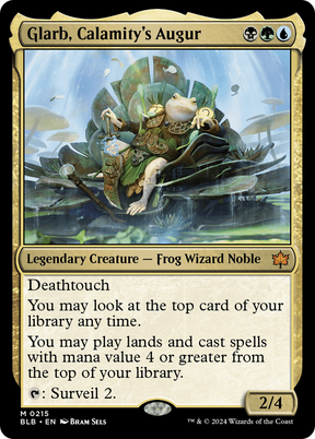 Magic: The Gathering - Glarb, Calamity's Augur Foil - Bloomburrow