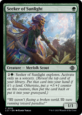 Magic: The Gathering - Seeker of Sunlight Foil - The Lost Caverns of Ixalan
