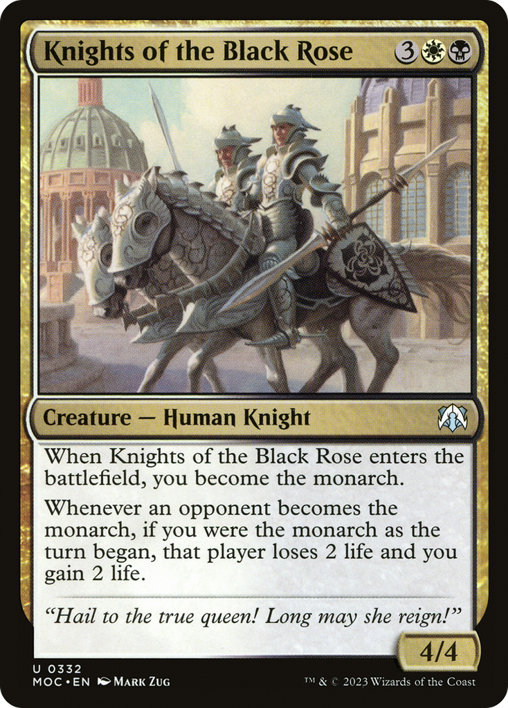 Magic: The Gathering - Knights of the Black Rose - March of the Machine Commander