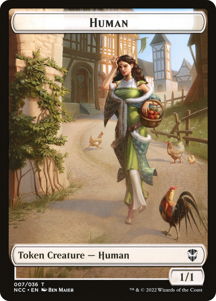 Magic: The Gathering - Human Token - New Capenna Commander Tokens