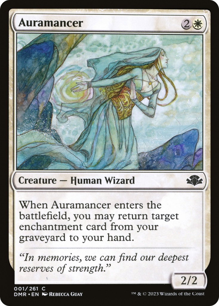 Magic: The Gathering - Auramancer Foil - Dominaria Remastered