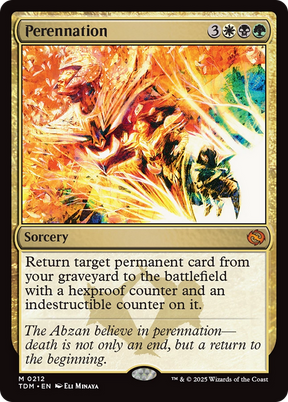 Magic: The Gathering - Perennation Foil - Tarkir: Dragonstorm