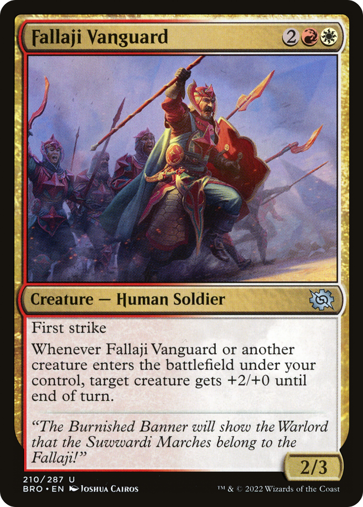 Magic: The Gathering - Fallaji Vanguard Foil - The Brothers' War