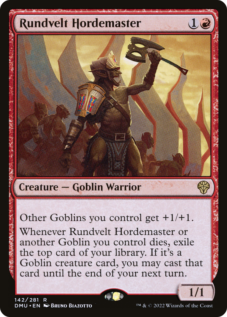Magic: The Gathering - Rundvelt Hordemaster Foil - Dominaria United